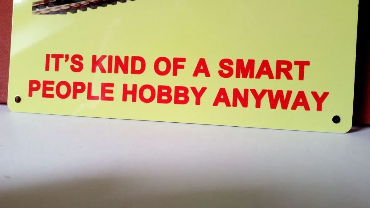 Model Railway Tin Sign, Steam Train sign - Image 4