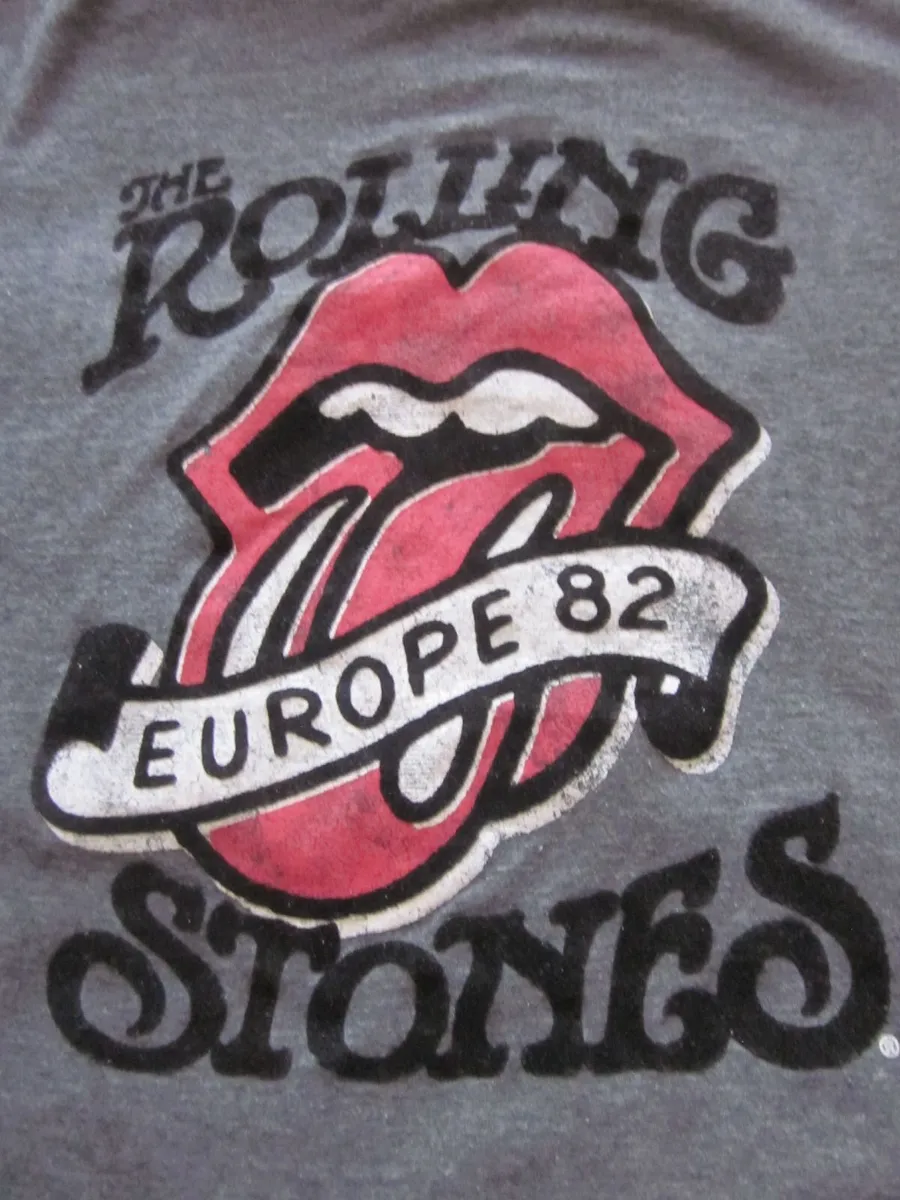 Rolling Stones Europe '82 Tour Official T-Shirt M - Image 3