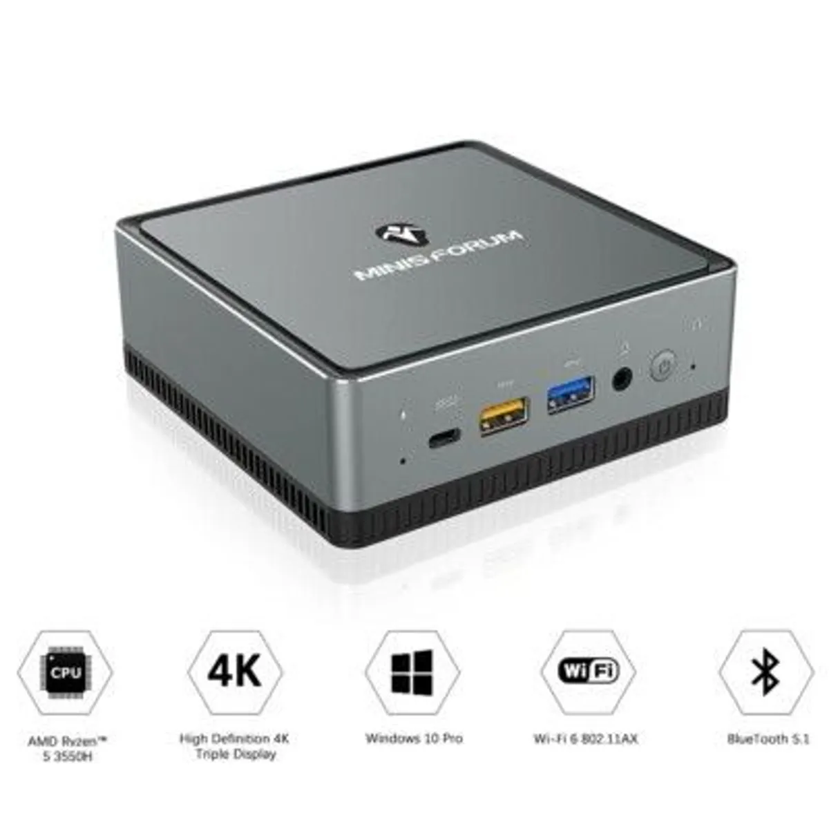 Mini PC (Minisforum)Ryzen 5 | 32GB RAM | 512GB SSD | Windows 11 Pro - Image 1