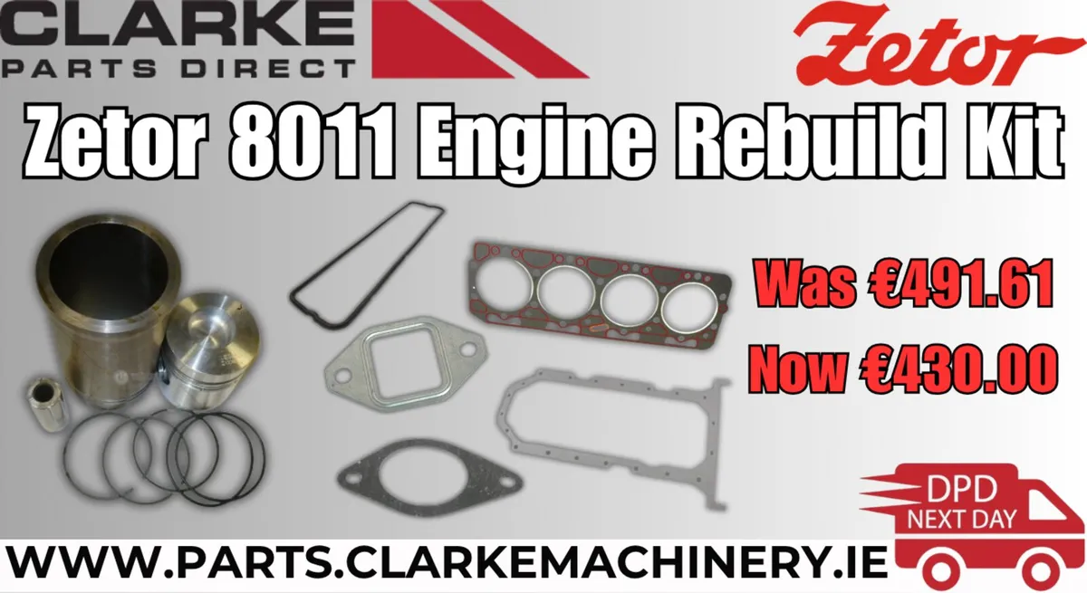 Zetor 8011 Engine Rebuild Kit