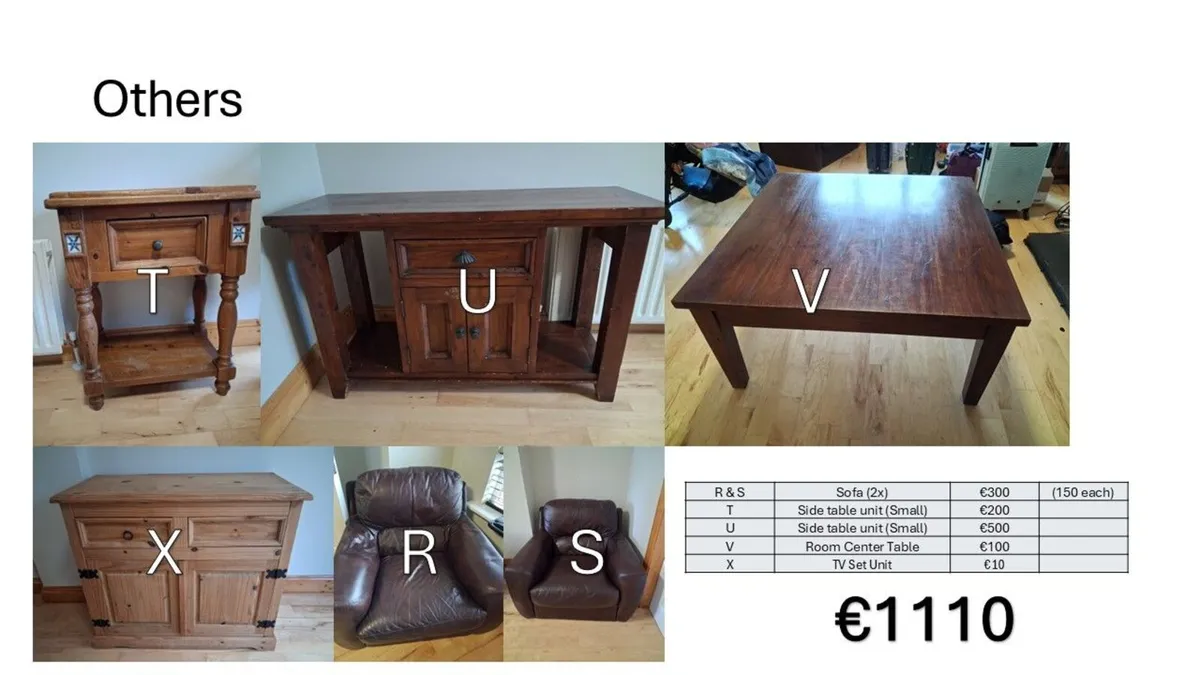 For Sale – Living Room Furniture (Good Condition)