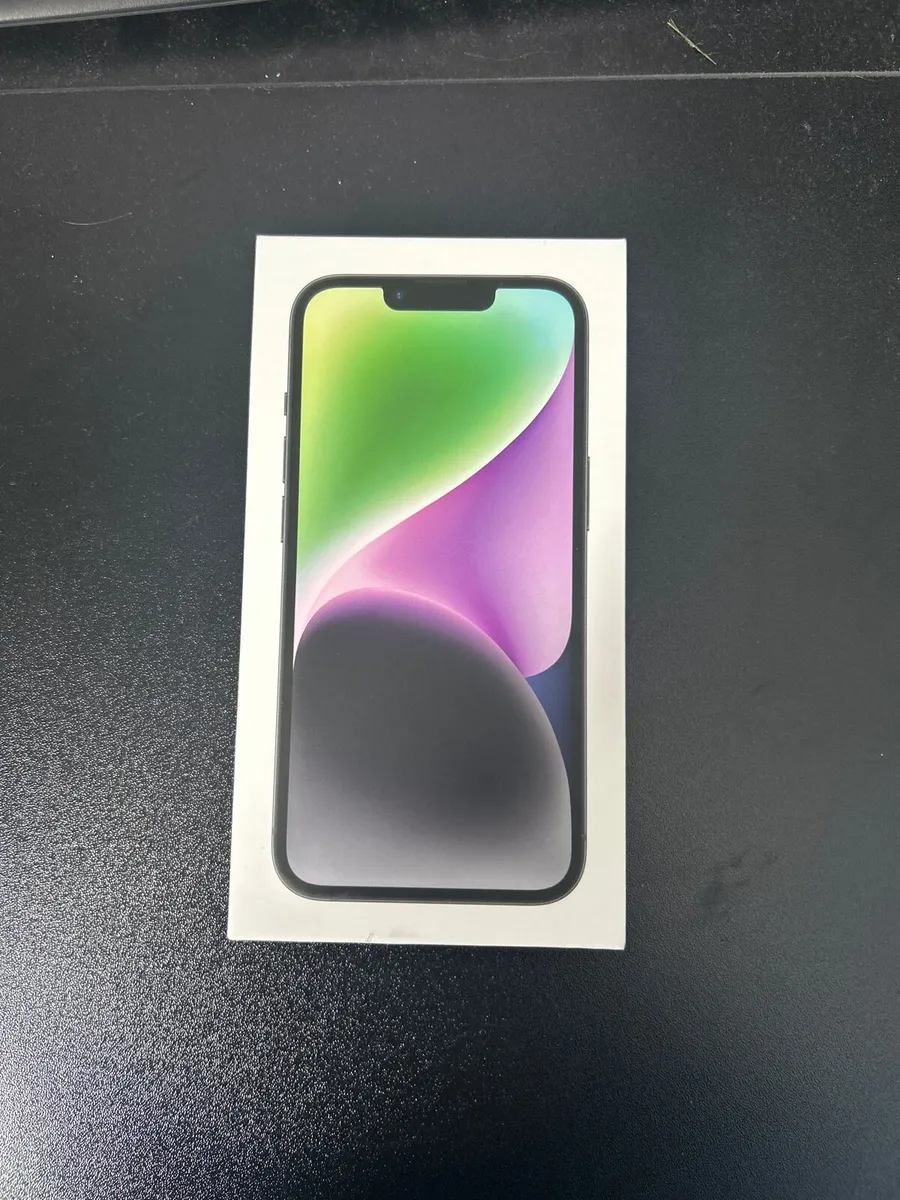 Unlocked & Unopened iPhone 14, midnight, 128GB - Image 1