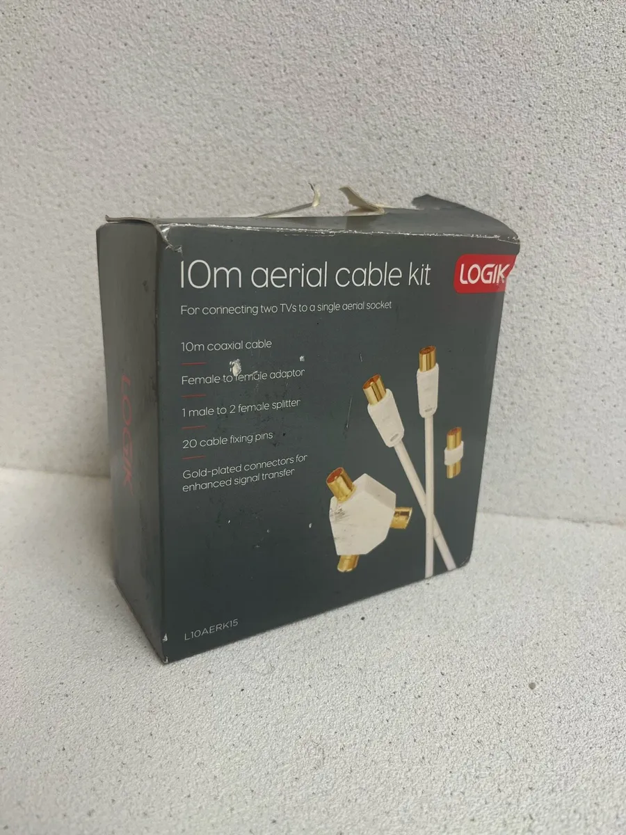 Logik 10M Aerial Cable Kit L10AERK15