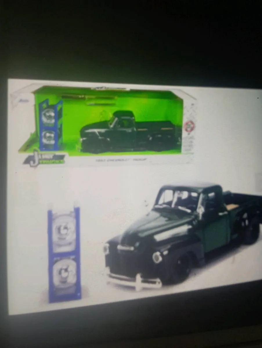 JAVA 1953  CHEVROLET GREEN PICK UP TRUCK . - Image 1