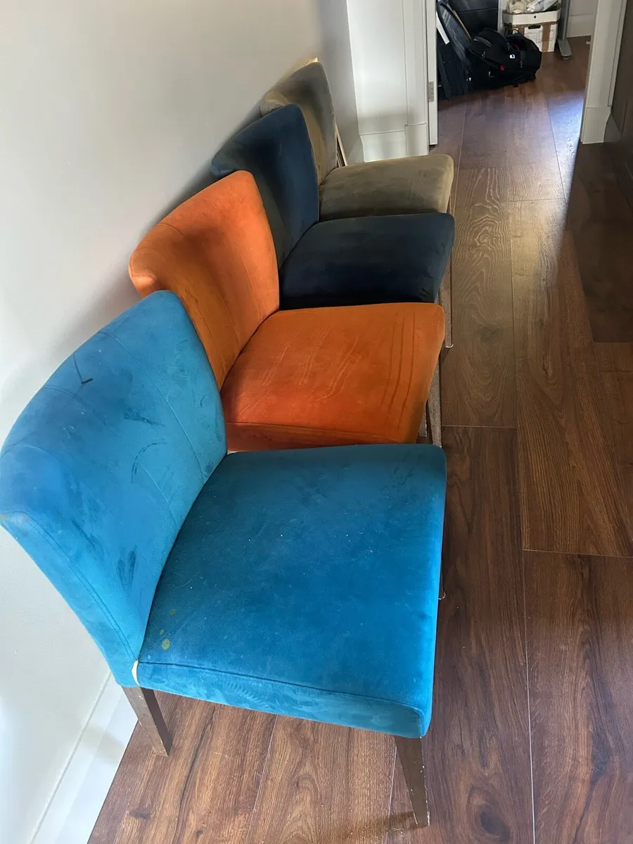 Dining chairs x 4 - Image 2