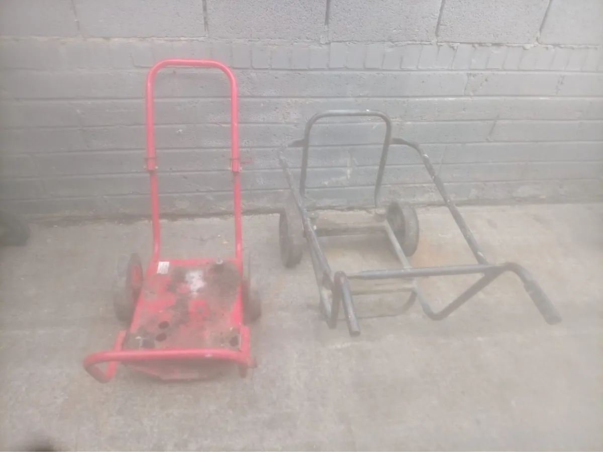 Power washer frame