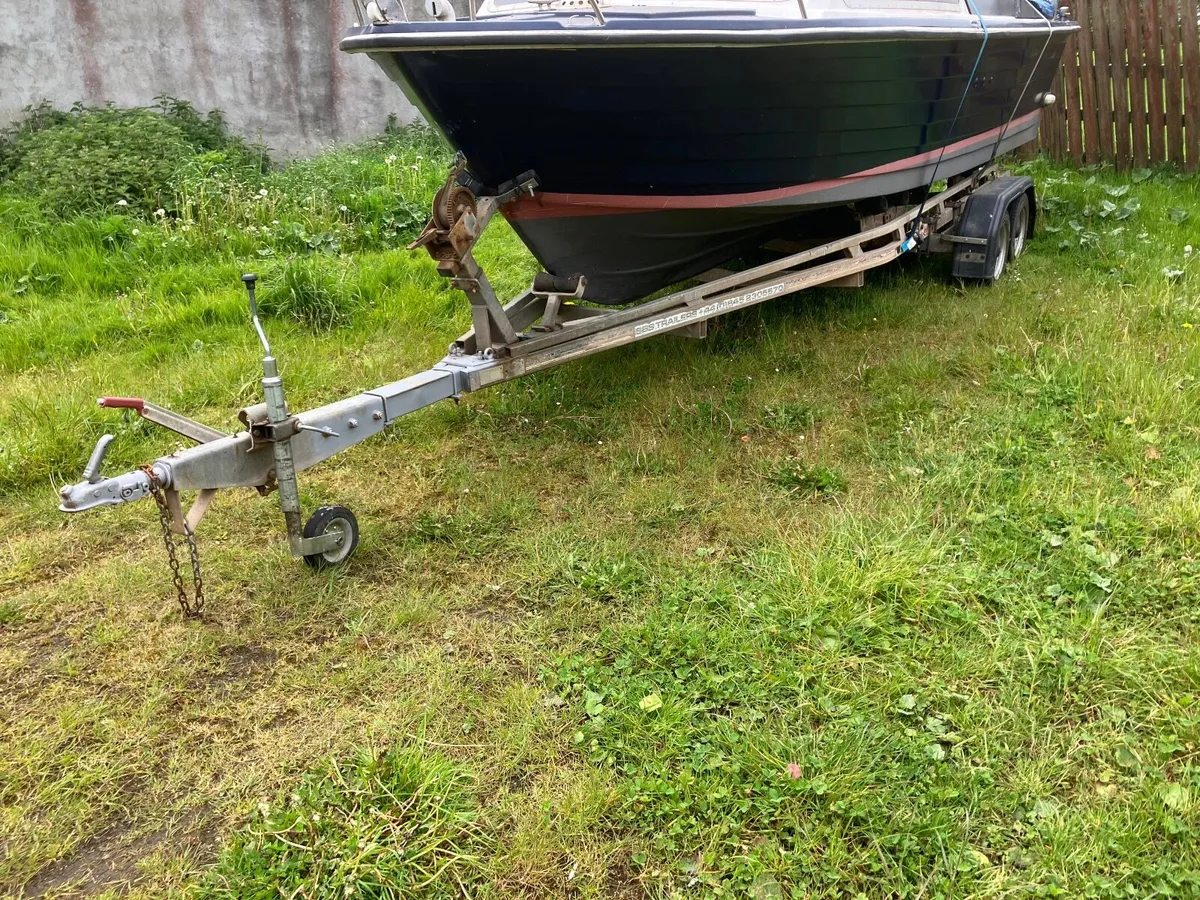 BOAT TRAILER 4 WHEEL 2600KG UNBRAKED - Image 3