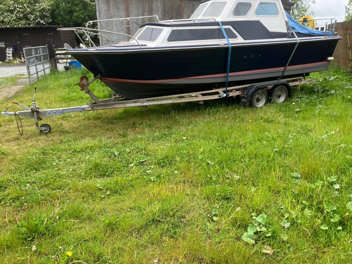 BOAT TRAILER 4 WHEEL 2600KG UNBRAKED - Image 4