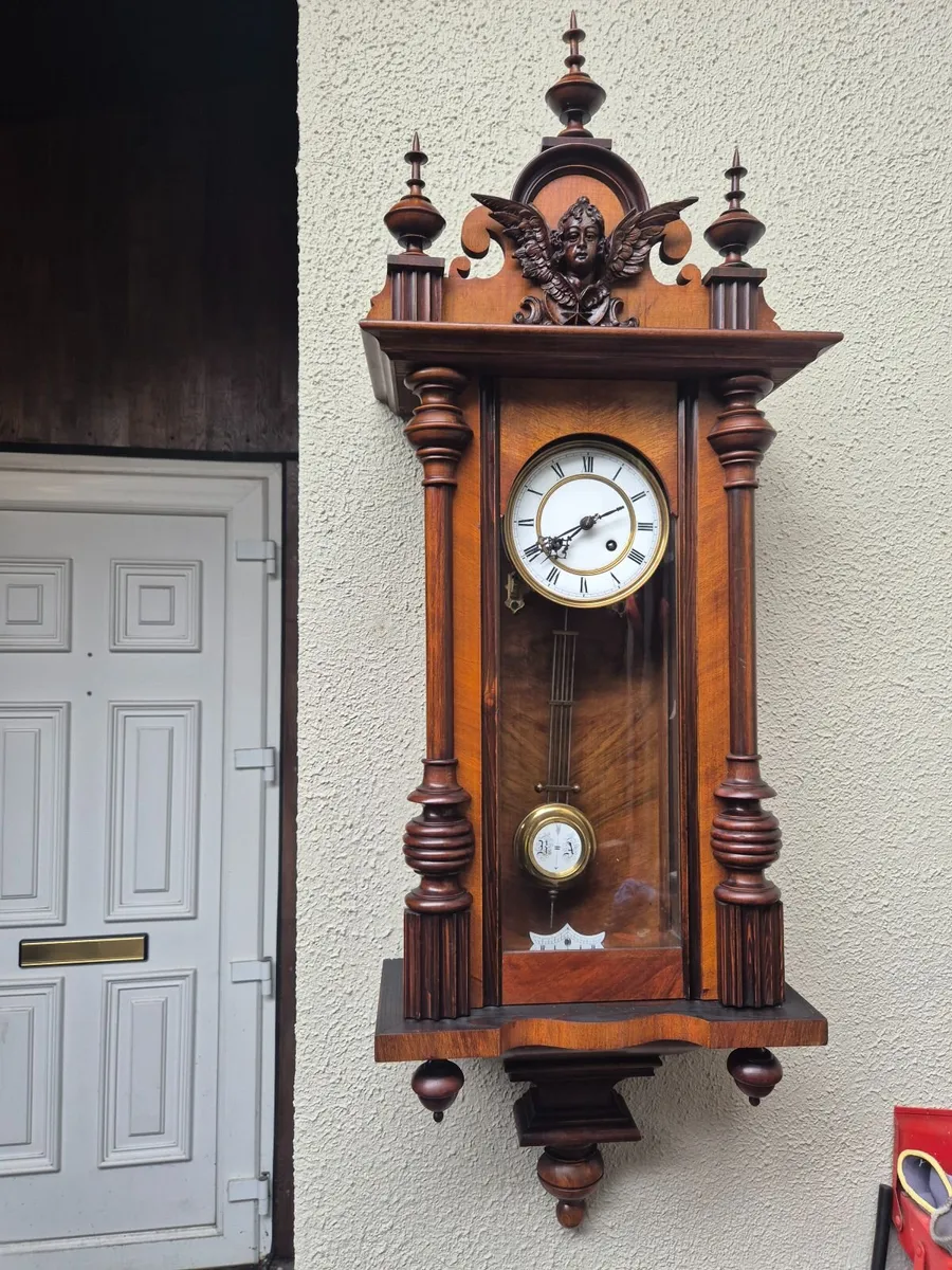Antique vienna clock - Image 1