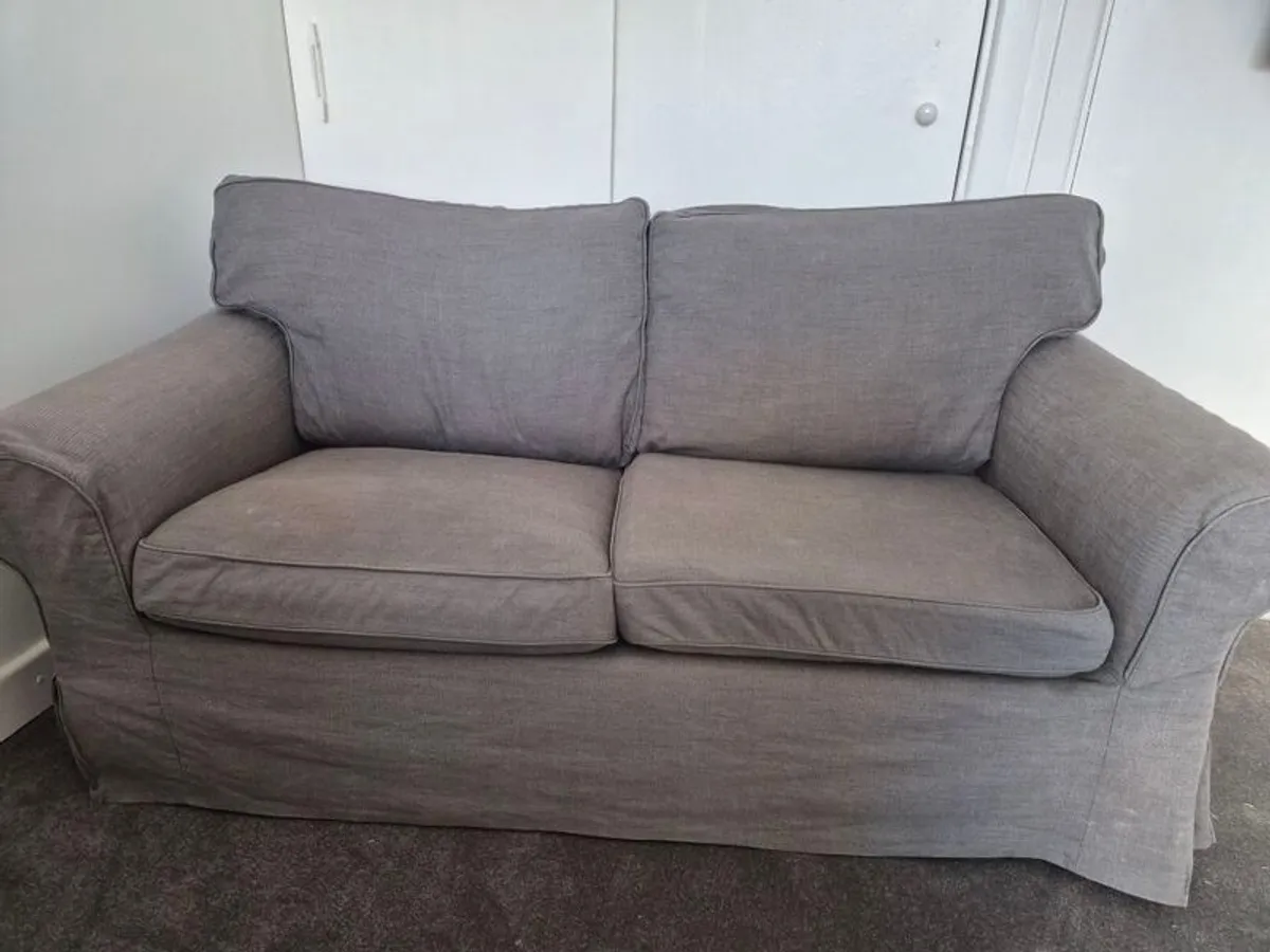 Ikea Ektorp grey 2 seater sofa - Image 1