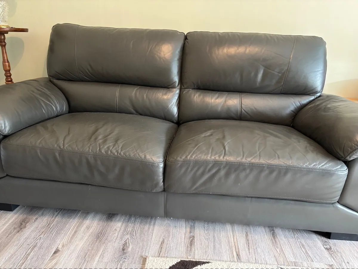 Sofa- leather sofa - Image 3