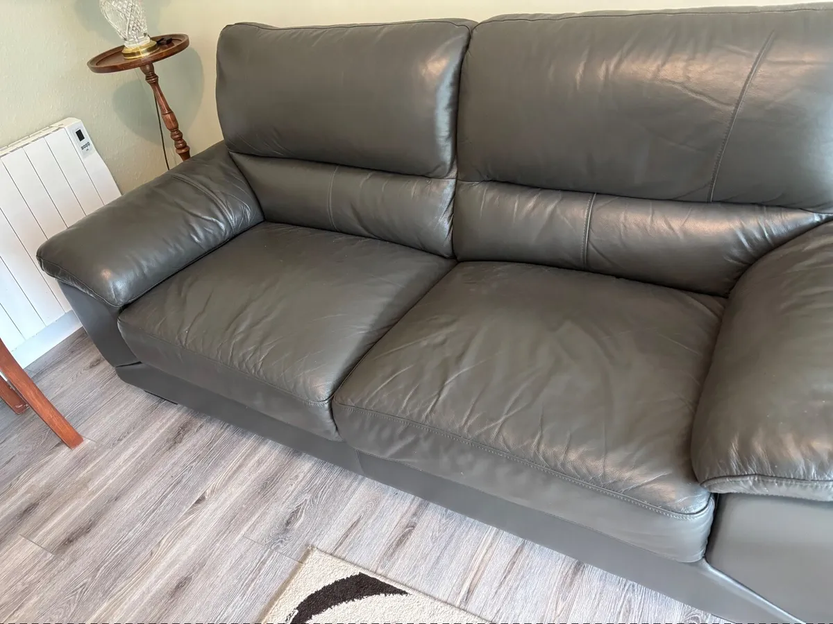 Sofa- leather sofa - Image 2