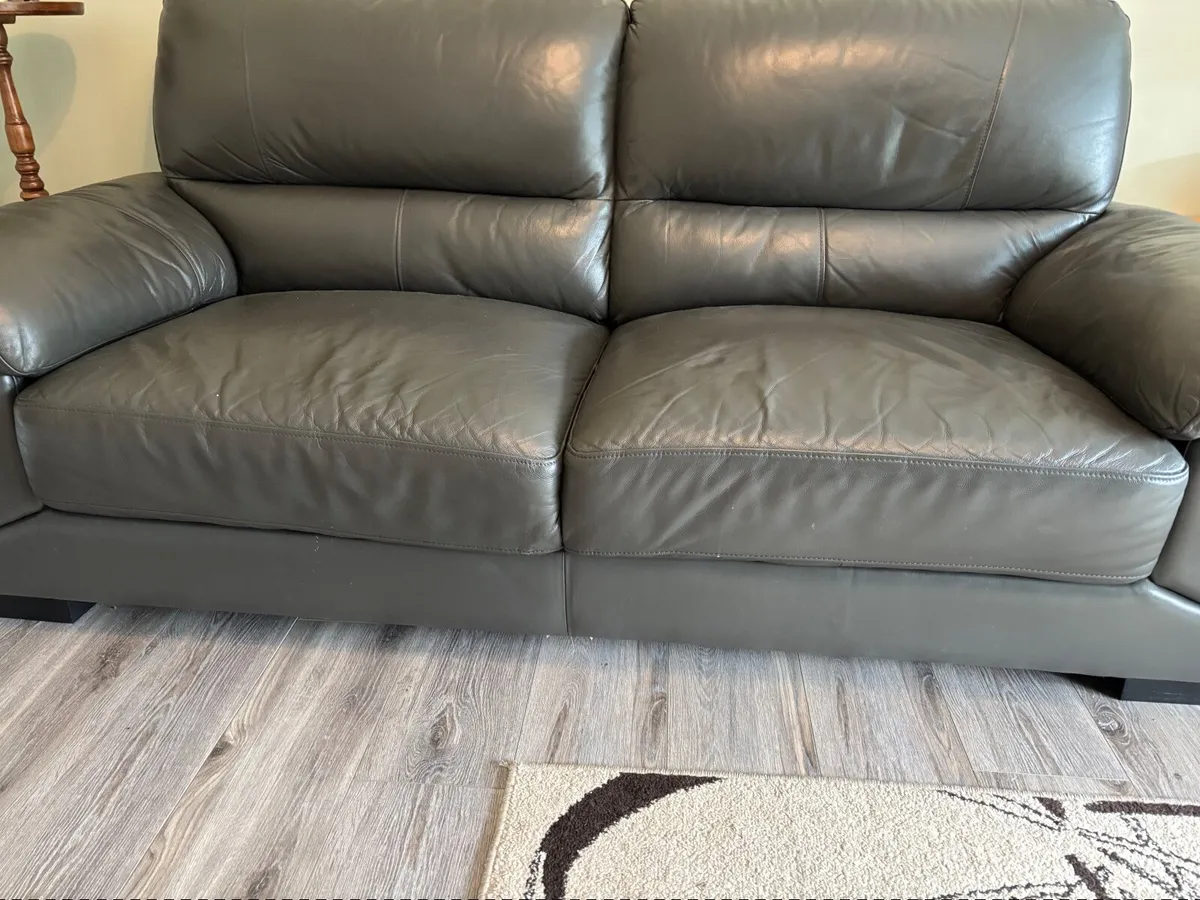 Sofa- leather sofa - Image 4