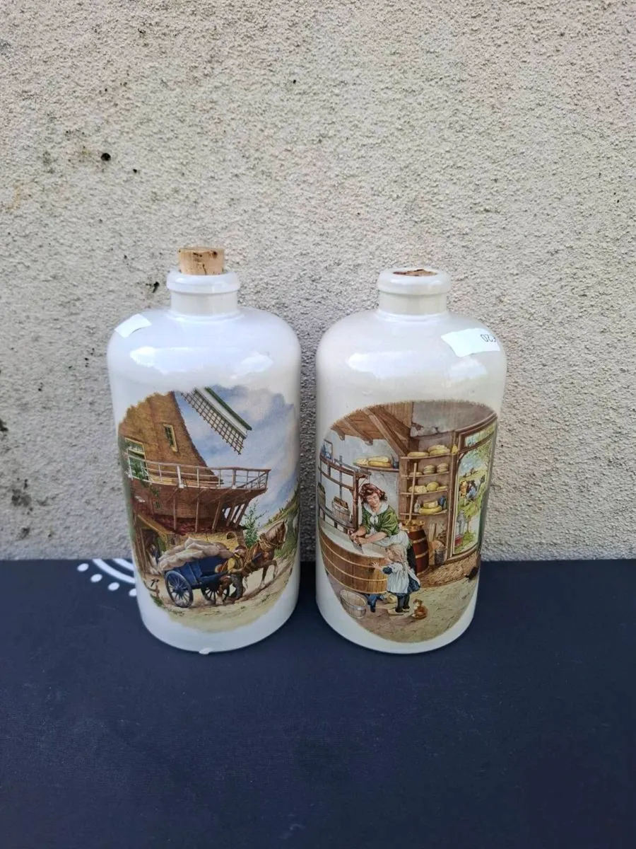 By post only 2 pottery bottles - Image 1