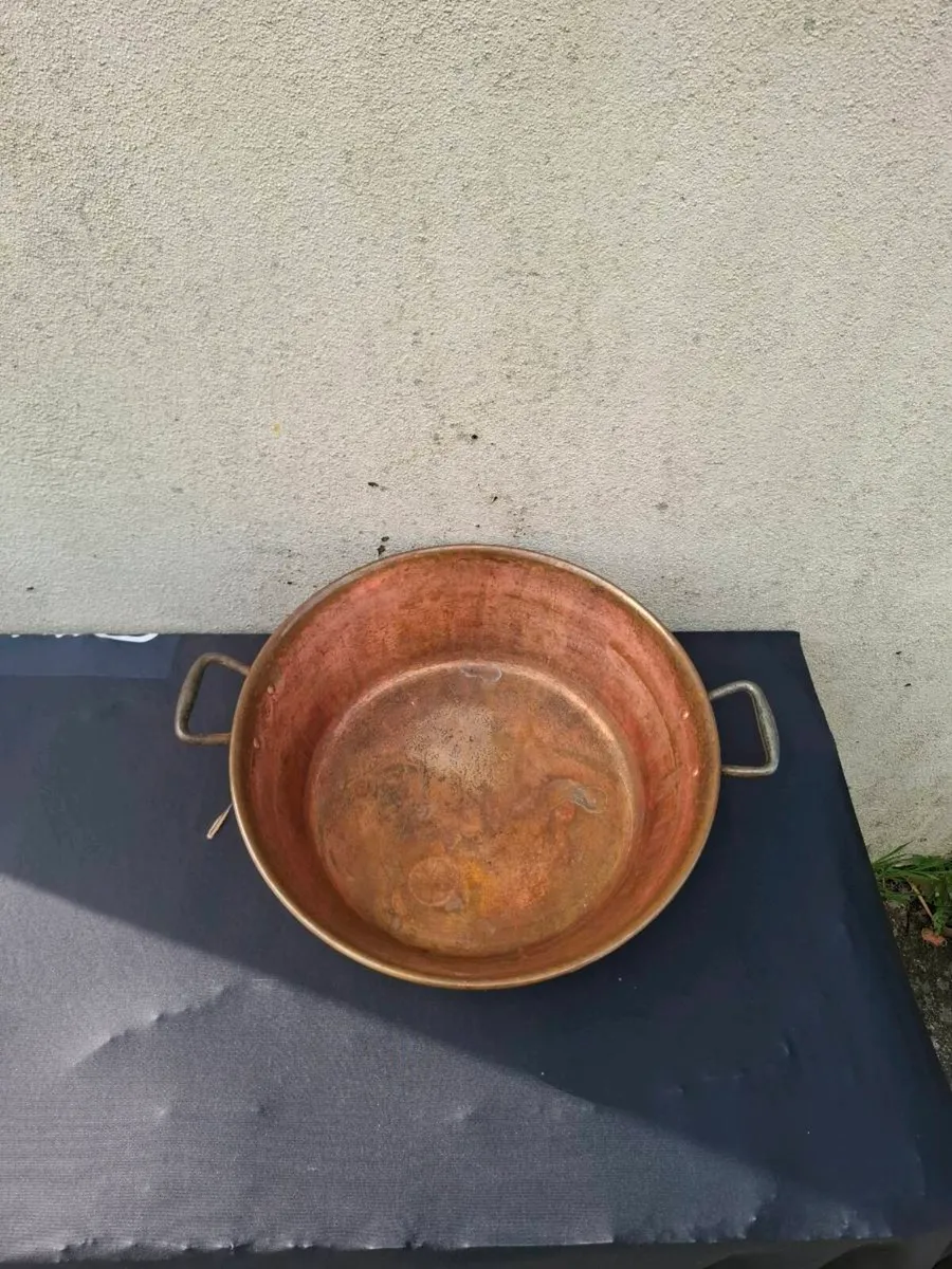 By post only 37cm copper jam pot - Image 1