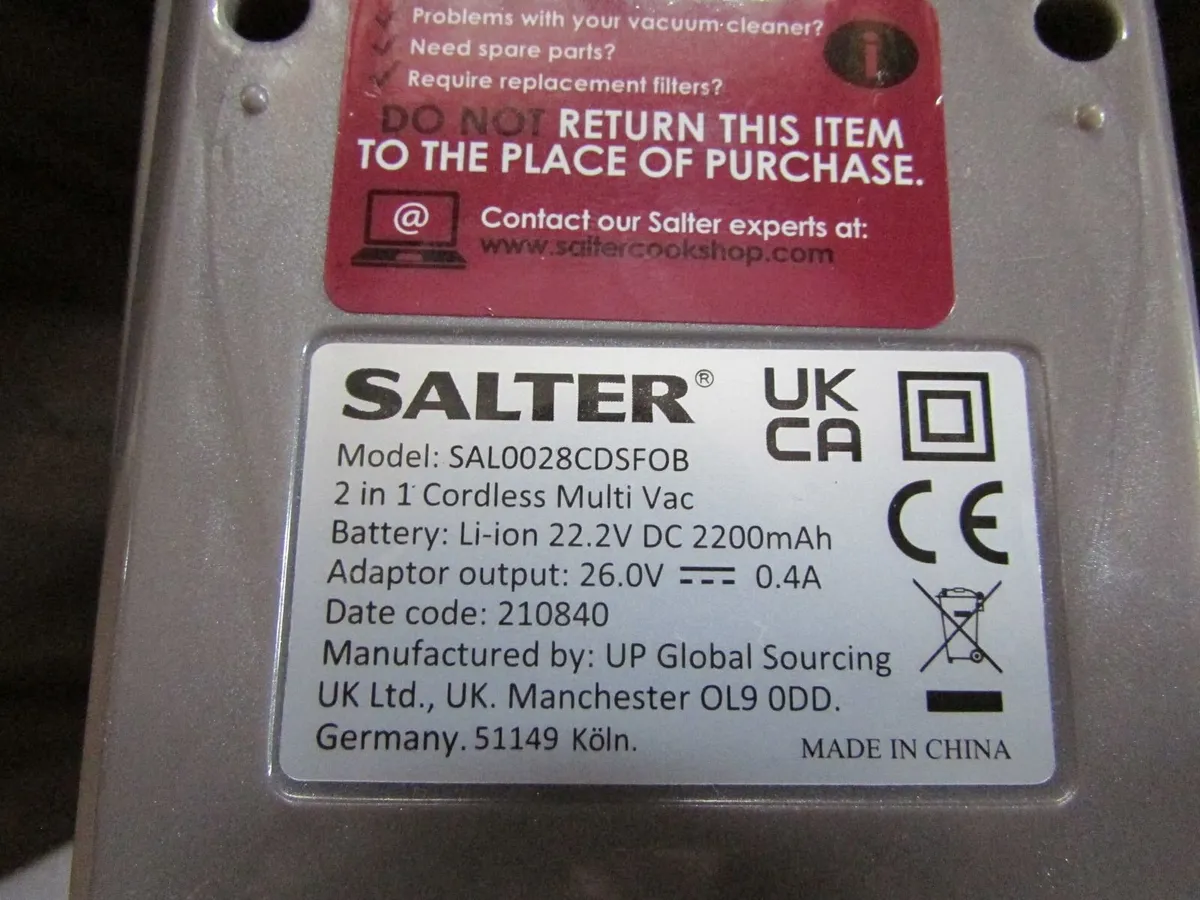 Salter cordless vacuum cleaner - Image 4