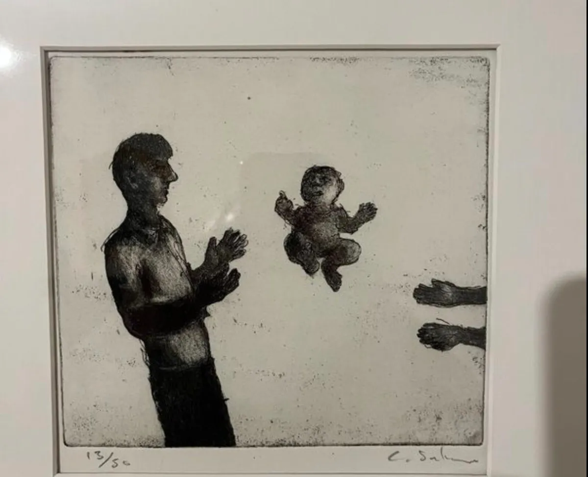 Framed limited edition signed etching - Image 2