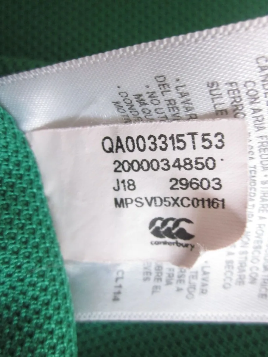 Canterbury Irish  Rugby Shirt World Cup 2019 - Image 4