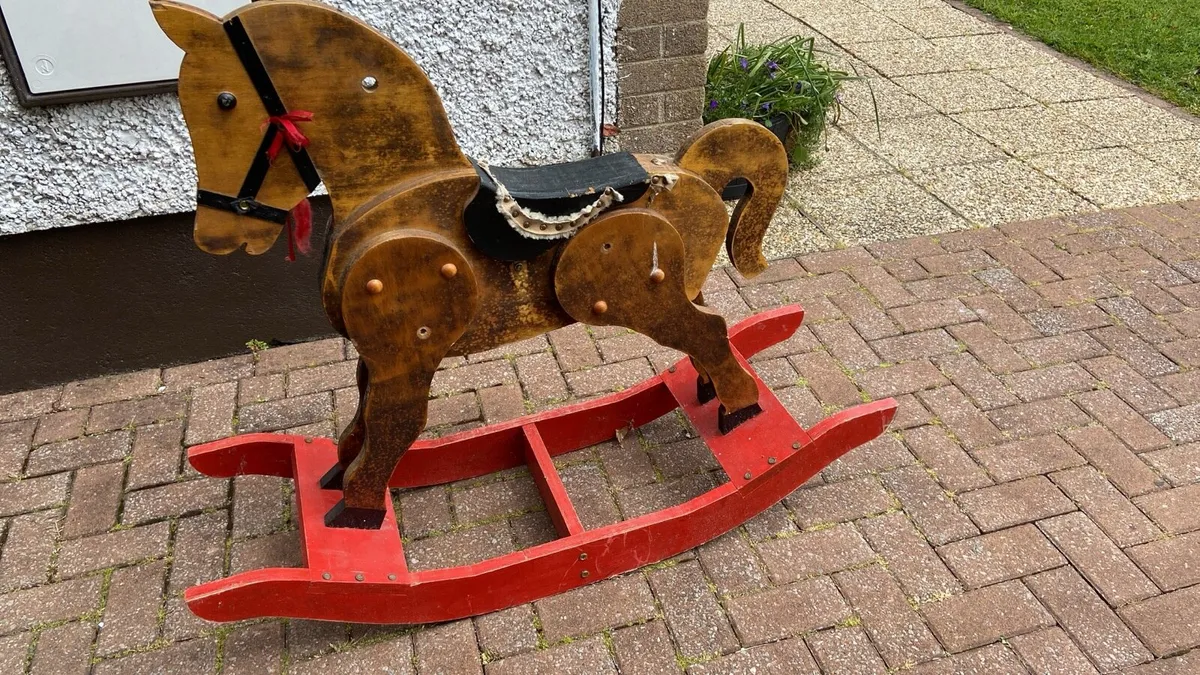Vintage. Rocking horse