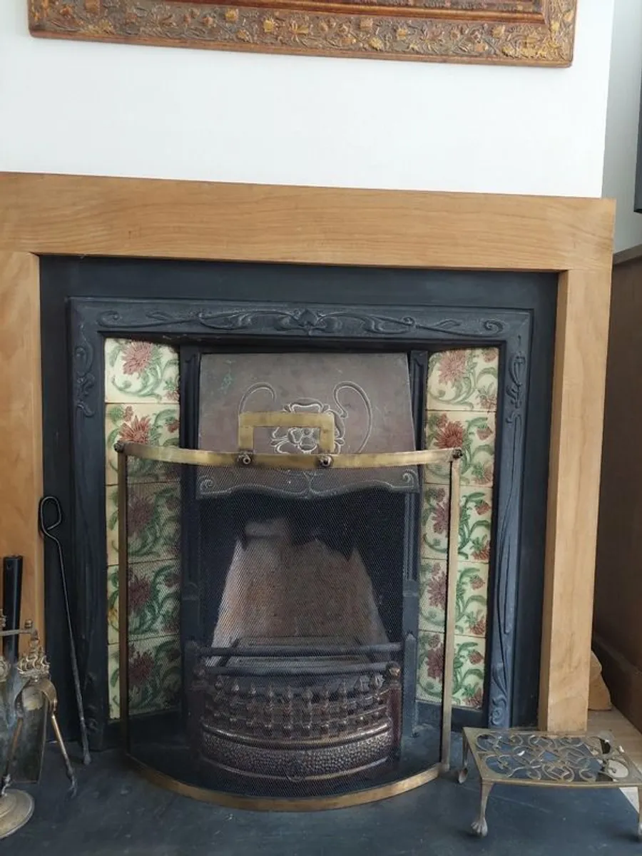 Cast Iron Fire Place For Sale - Image 1
