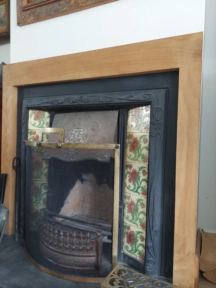 Cast Iron Fire Place For Sale - Image 2