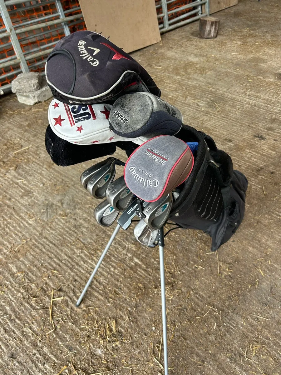 Golf clubs and bag - Image 2