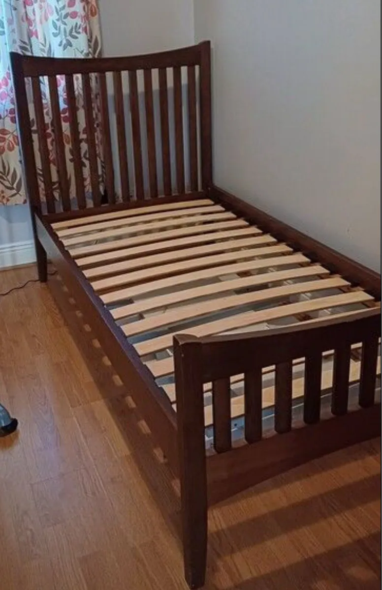 Gorgeous Good Quality Wooden Single Bed - Deliver - Image 1