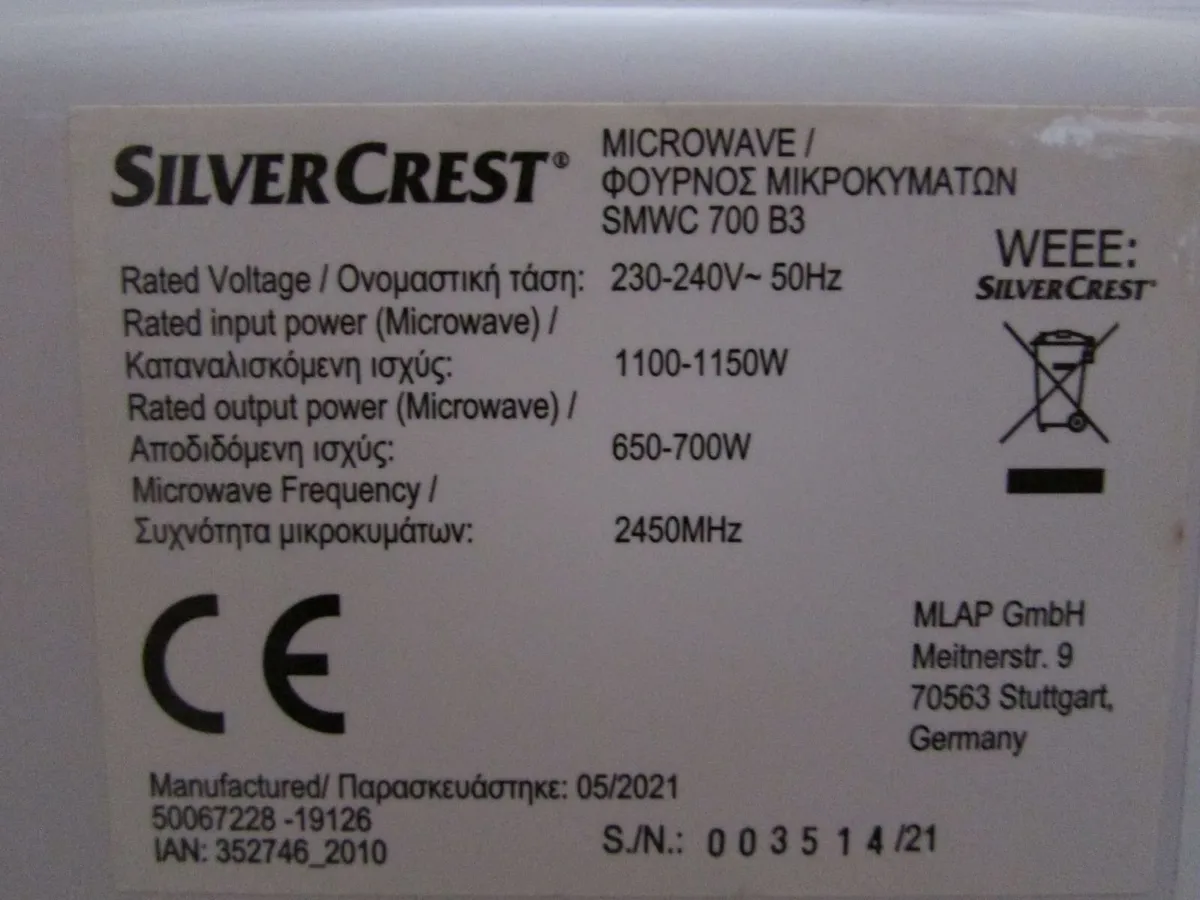 SilverCrest Microwave - Image 4