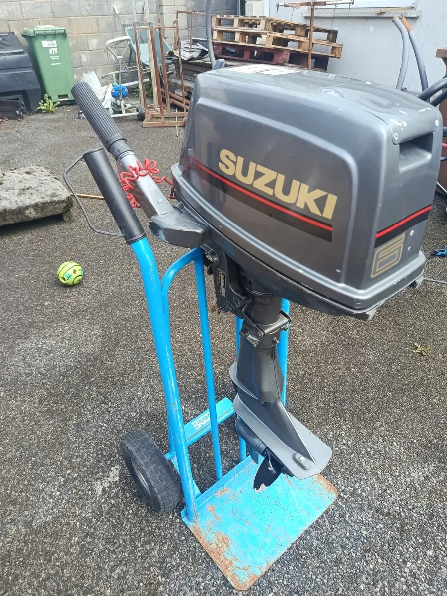 6HP Suzuki 2 Stroke Outboard Engine - Image 1