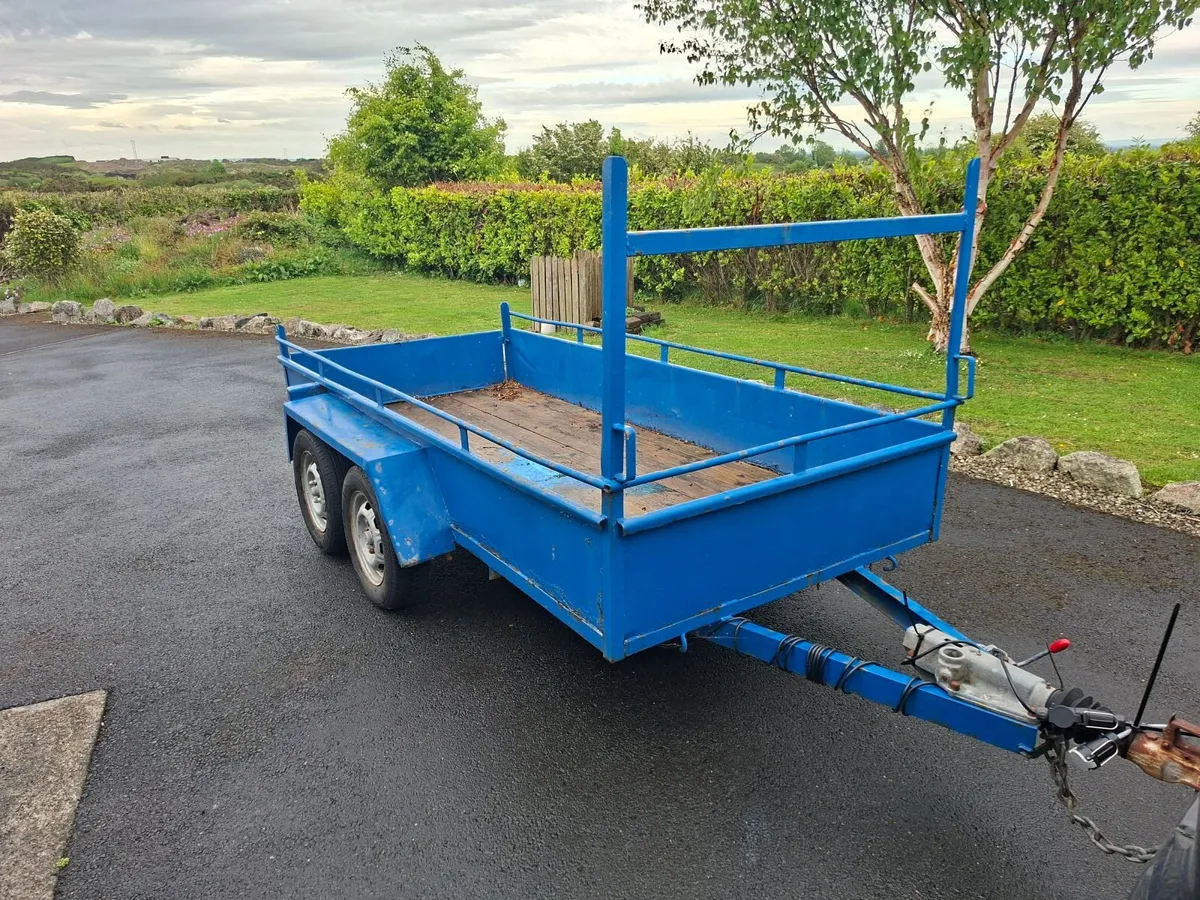 10ft x 4.5ft double axle builders trailer - Image 2