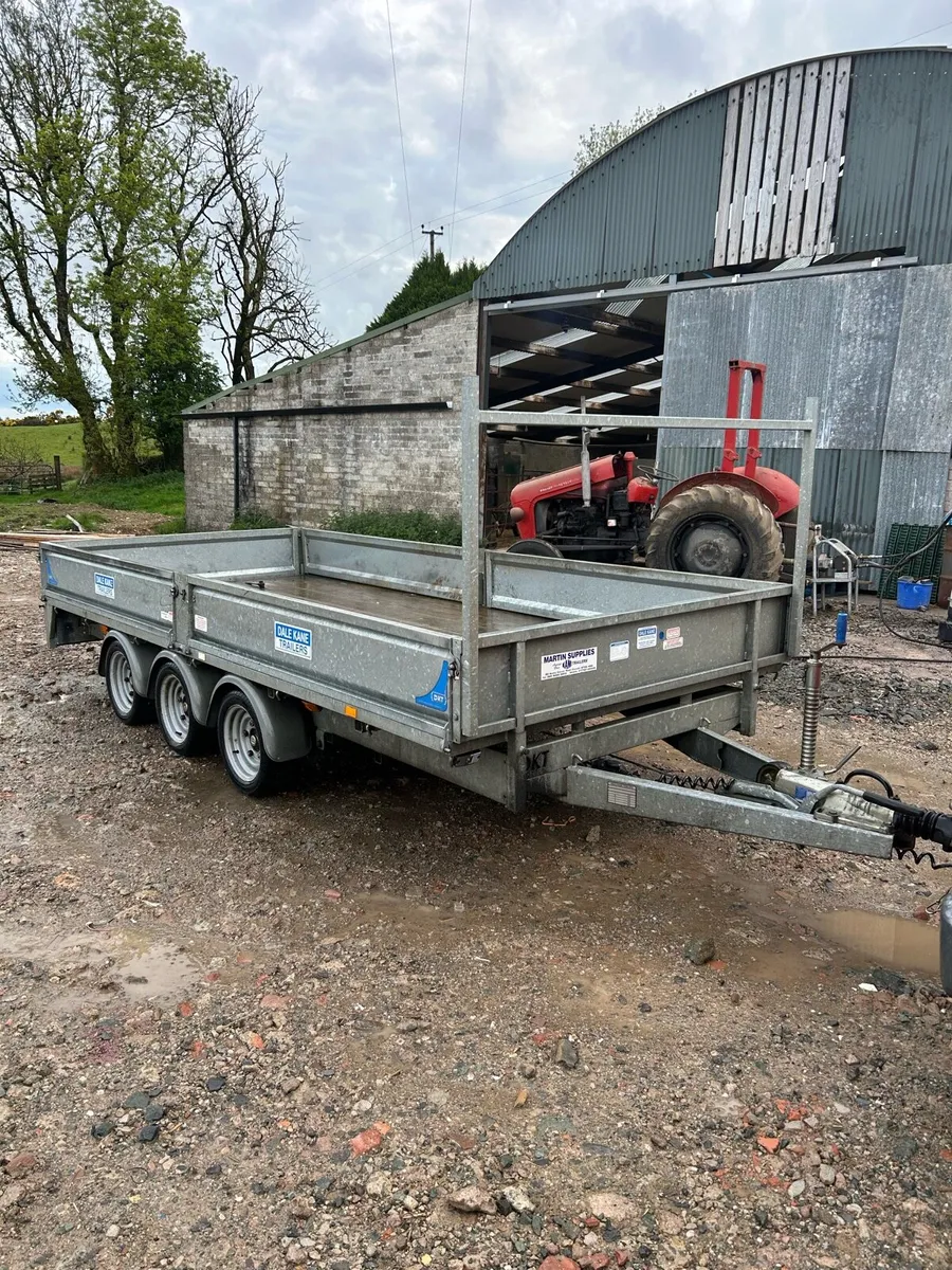Dale kane 14 x 6’6 tri axle trailer - Image 1