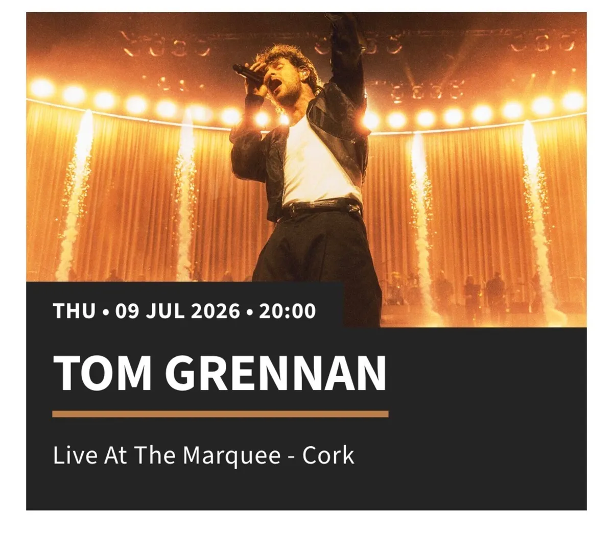 Tom Grennan tickets - Image 1