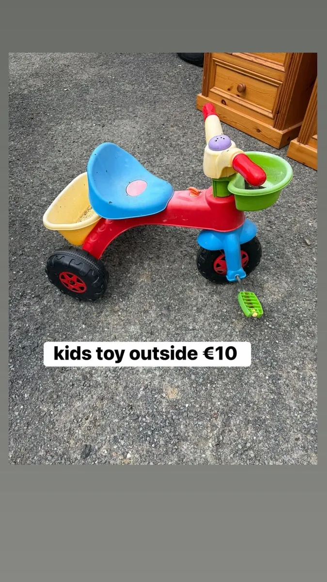 Kids garden toy bike - Image 1