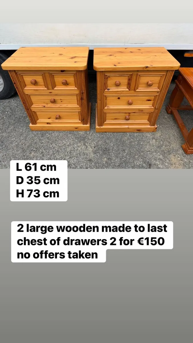 2 wooden lockers set €150 - Image 2