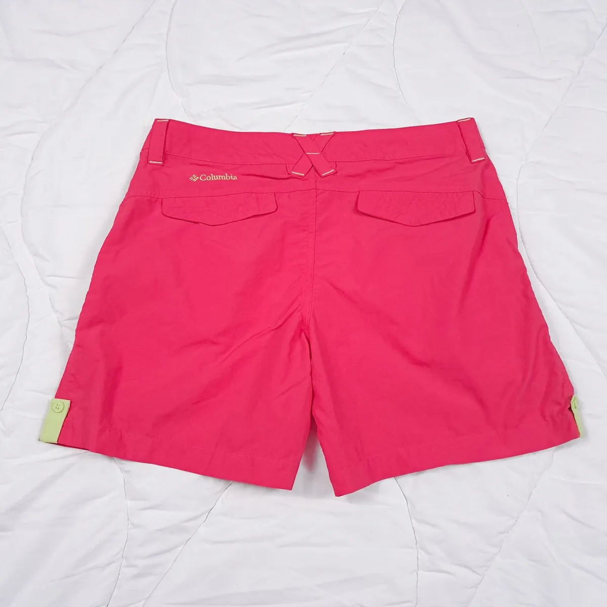 Columbia Pink Omni-Shade Hiking Shorts 8-10UK - Image 2