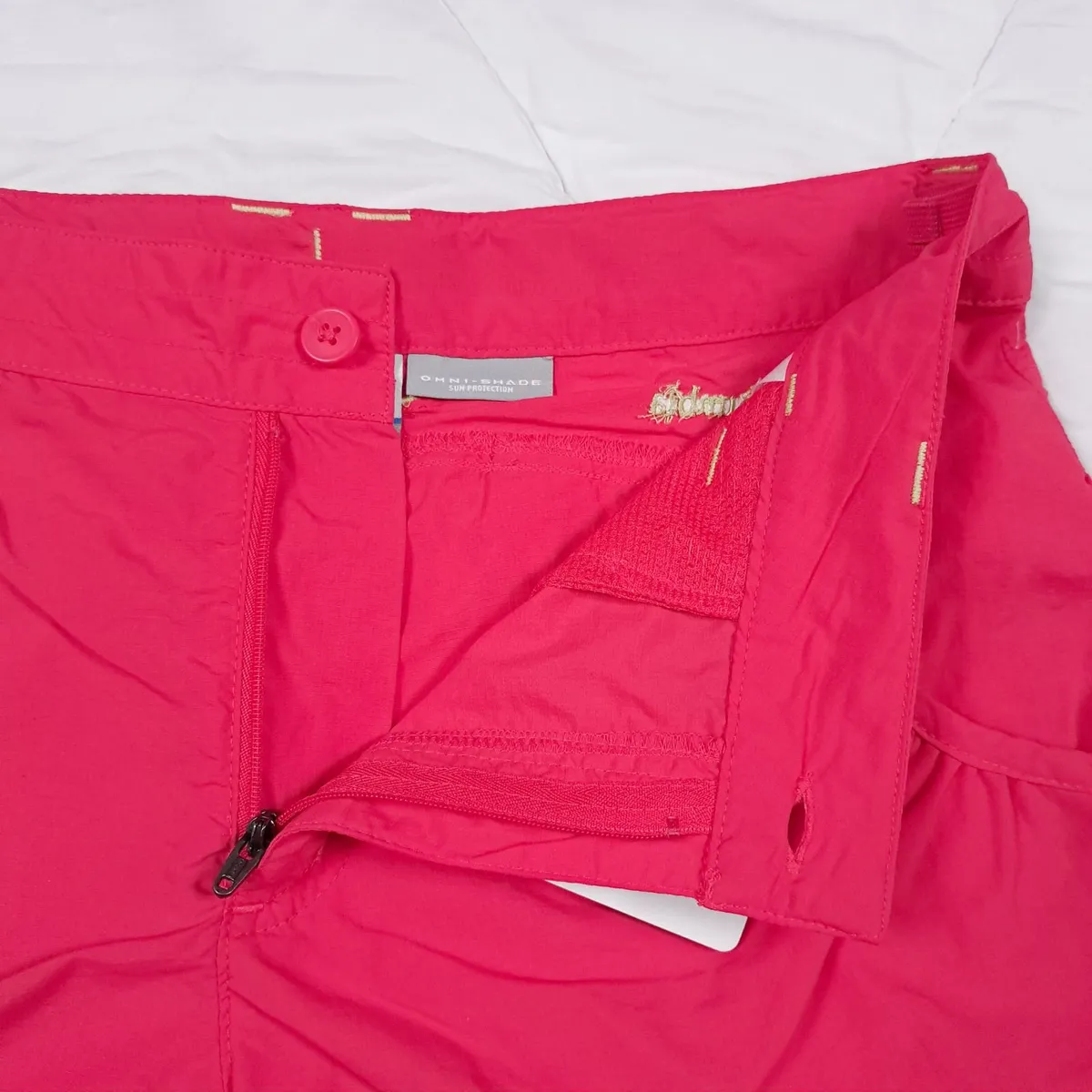 Columbia Pink Omni-Shade Hiking Shorts 8-10UK - Image 4