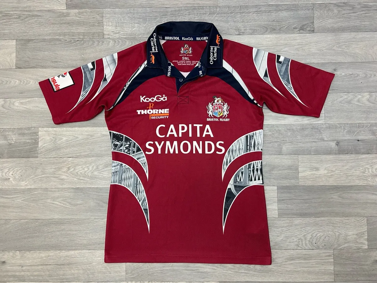 Vintage Kooga Bristol Rugby Jersey Shirt Mens S - Image 1