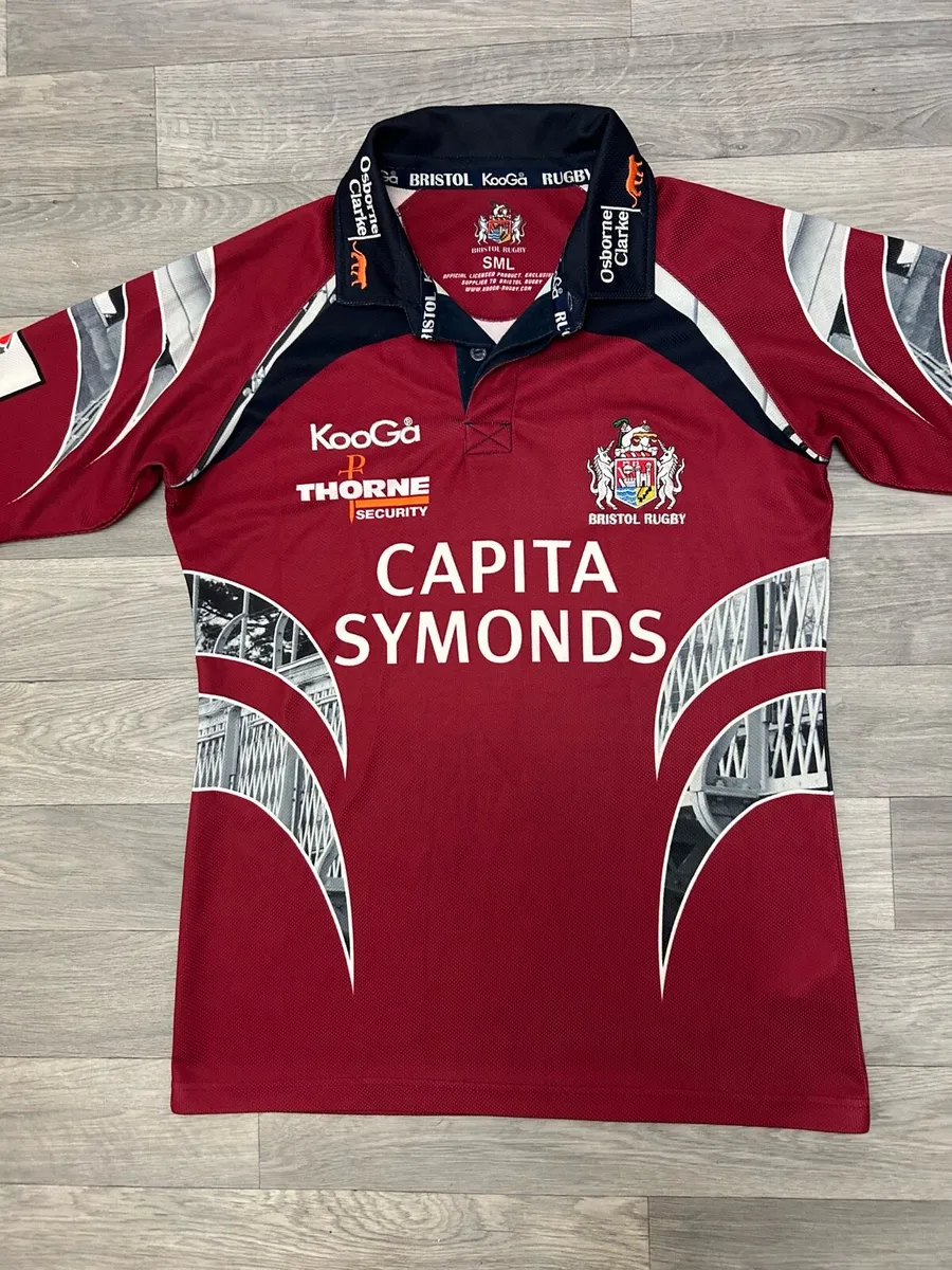 Vintage Kooga Bristol Rugby Jersey Shirt Mens S - Image 2