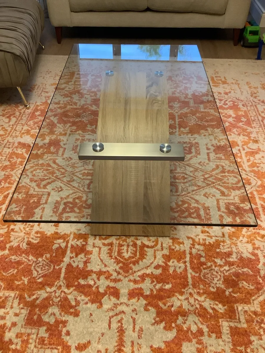 Glass coffee table - Image 2