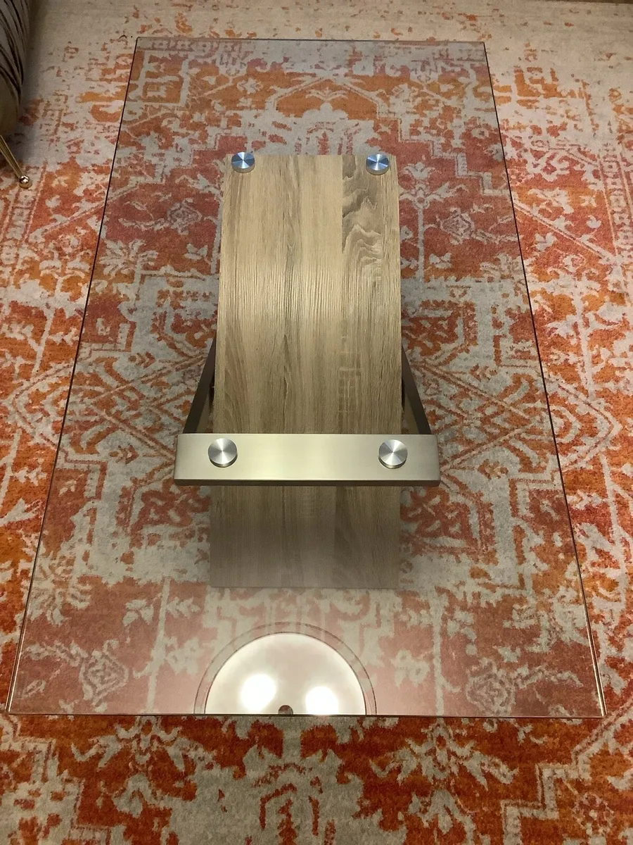 Glass coffee table - Image 3