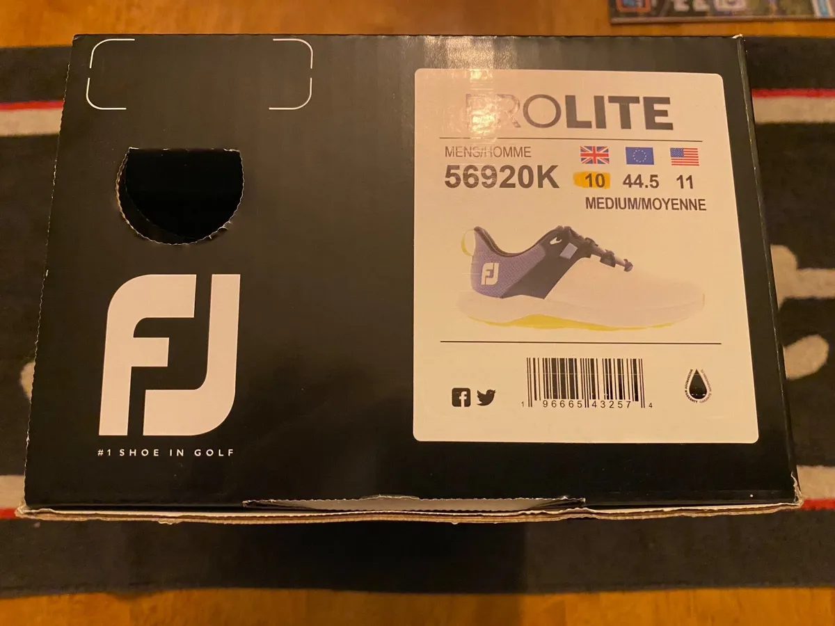 Foot-Joy Men’s Golf Shoes ProLite Size 10 NEW - Image 1
