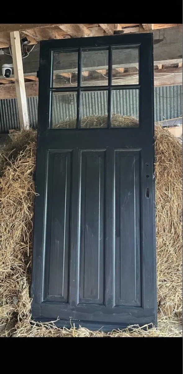Black PVC door NO FRAME 34x82inches - Image 2