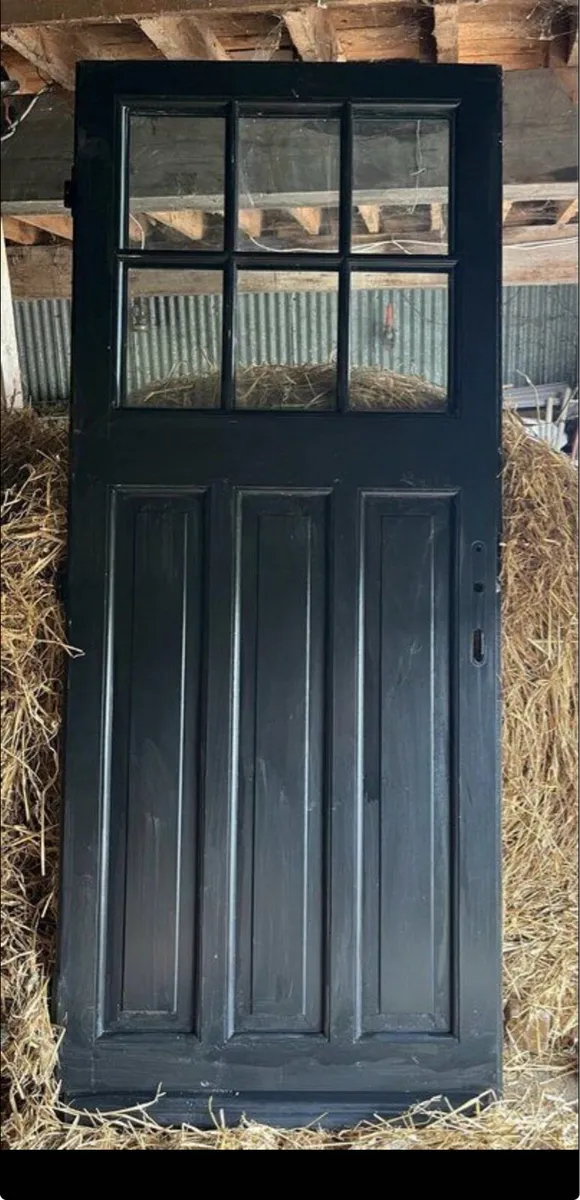 Black PVC door NO FRAME 34x82inches - Image 1