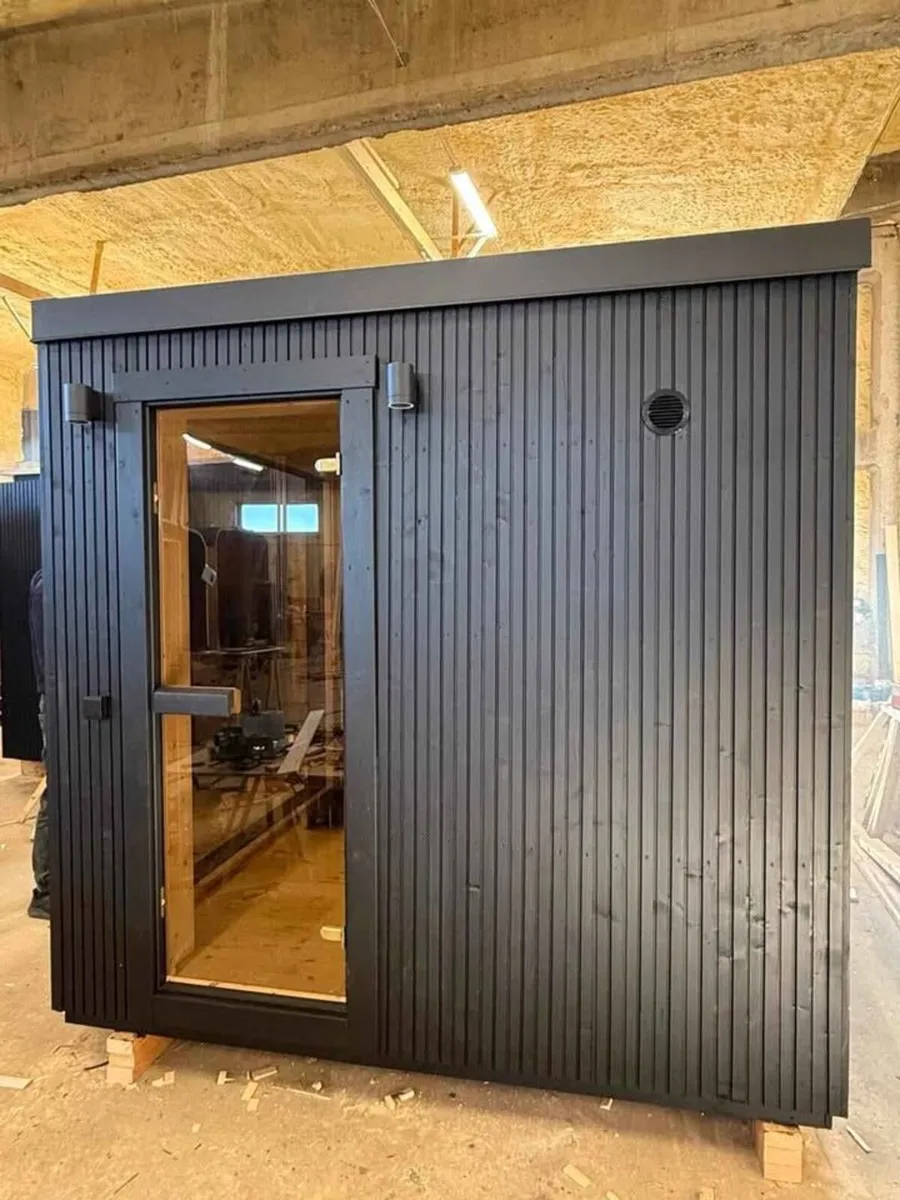 Woodfired Thermowood Sauna 2.45m x 2.45m - Image 4