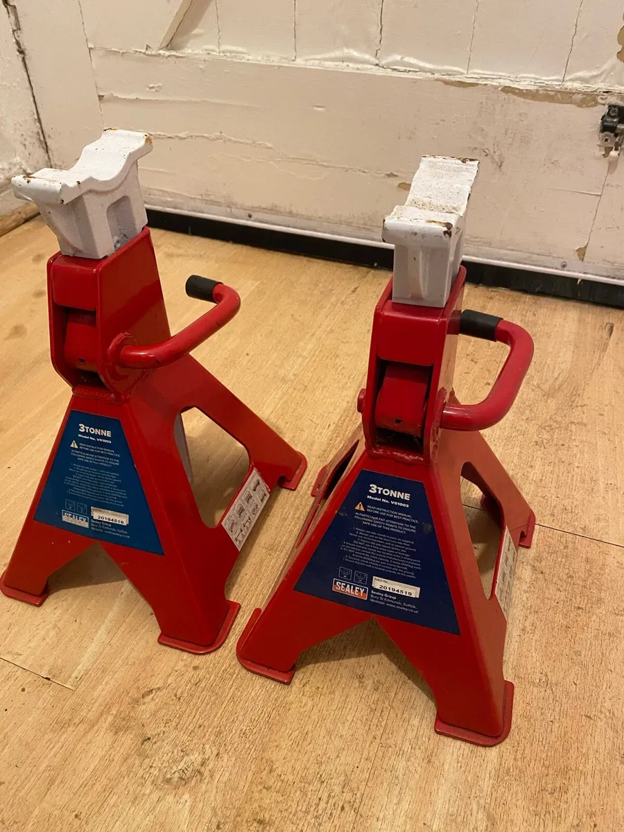 Sealey 3 Tonne Axle Stands / Jack Stands DUNDRUM - Image 1
