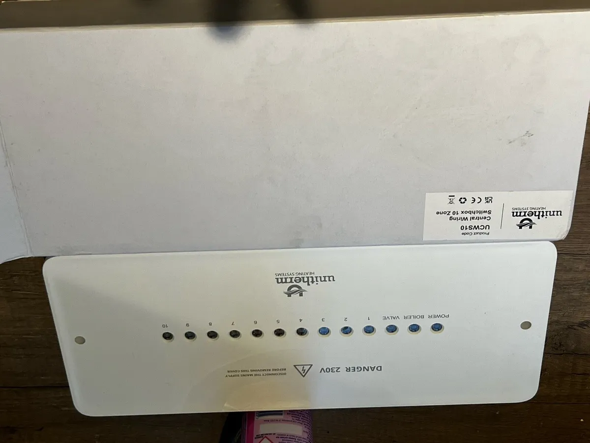 Central Wiring Switchbox 10 Zone Unitherm - Image 1