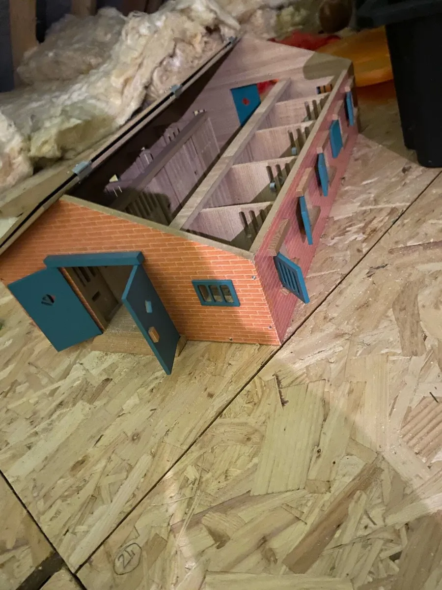 Brush wood sheds and Bruder toys - Image 4