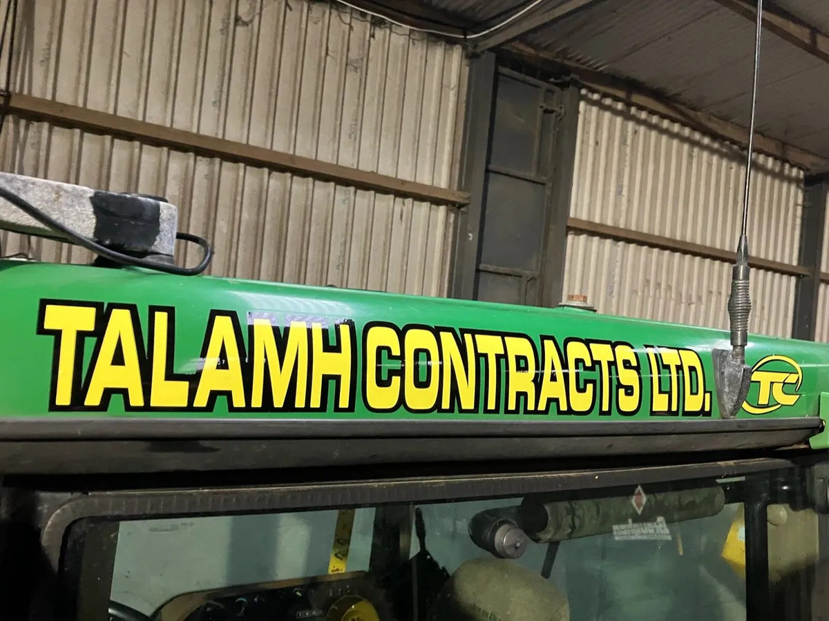 Sign writing & machinery decals made… - Image 2