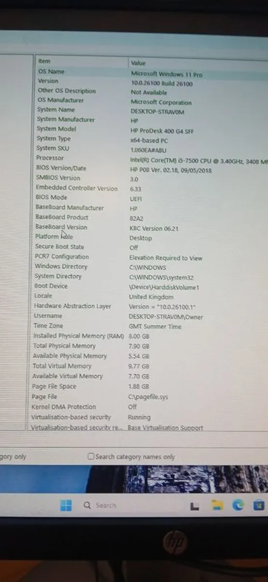 Hp Midi Pc Prodesk 400 G4 Sff - Image 4