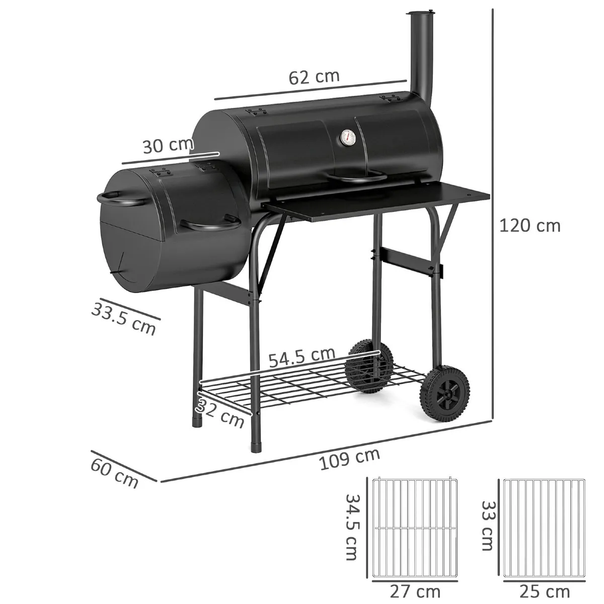Barbecue Grill Portable Outdoor Charcoal BBQ Grill - Image 2